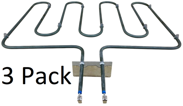 3 Pk, Bake Element for Frigidaire, Tappan, AP4298966, PS1992188, 318254906