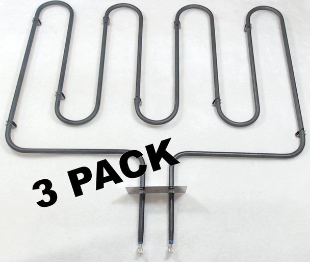 3 Pk, Bake Element for Frigidaire, Tappan, AP4298966, PS1992188, 318254906