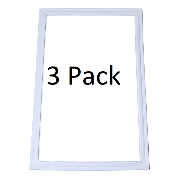 3 Pk, Freezer Door Gasket for Frigidaire, AP4316083, PS2331943, 241872501