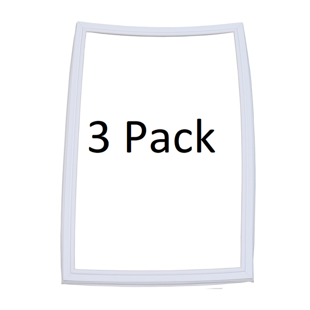 3 Pk, Freezer Door Gasket for General Electric, AP4435756, WR24X10228