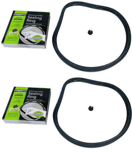 2 Pk, Presto Pressure Cooker Sealing Ring Gasket 09906