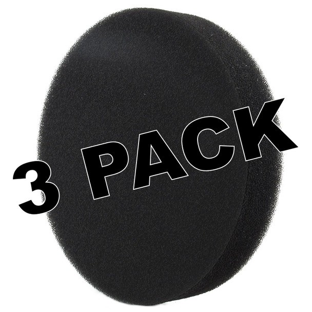 1608225 - 3-Pack Bissell PreMotor Filter for Powerforce Helix Upright Vacuums