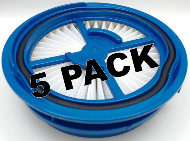 5 Pk, Bissell Symphony Vacuum Filter Kit, Fits 1132 Models, 1410