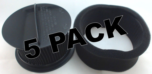 5 Pk, Bissell Inner and Outer Filter Set, Style 9, 10, 12,  32064, 2032587
