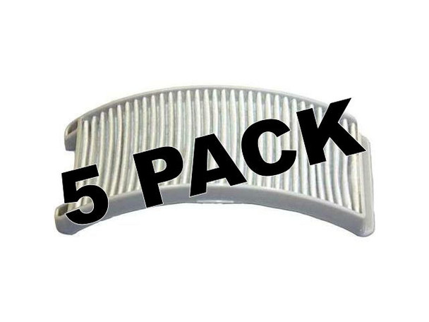 5 Pk, Bissell PowerForce & PowerGroom, Style 12, Post Motor Filter, 2038037