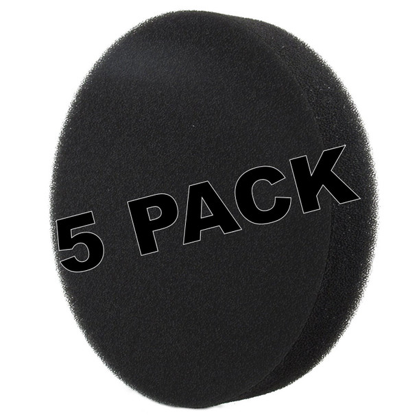 1608225 - 5-Pack Bissell PreMotor Filter for Powerforce Helix Upright Vacuums