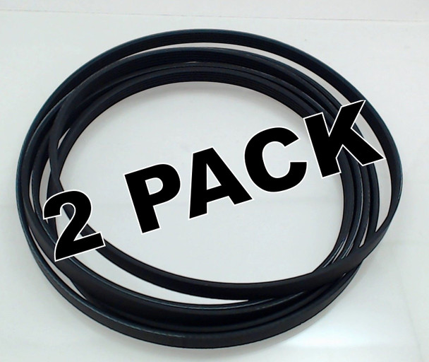 2 Pk, Clothes Dryer Belt for Whirlpool, Sears, AP4356914, PS2327403, W10131172