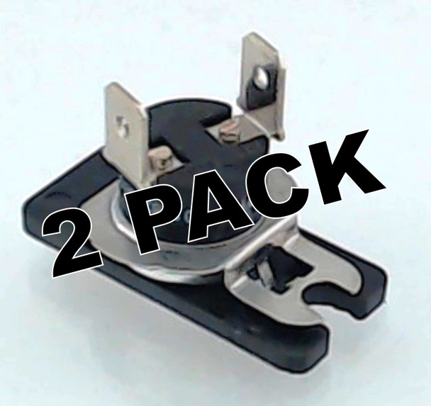2 Pk, Dryer Thermostat for General Electric, AP2619437, WE4X730 WE4X800