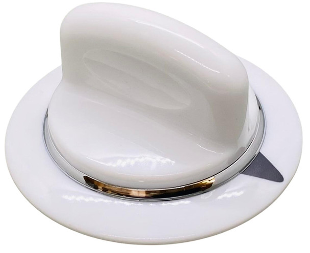 Dryer Knob, White, for General Electric, AP5805160, PS8769912, WE01X20374