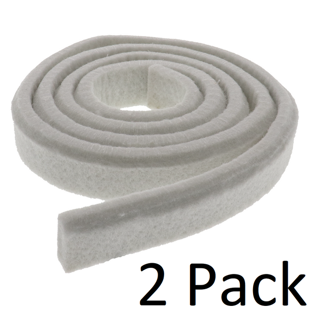 2 Pk, Dryer Front Drum Lower Felt Seal for Frigidaire, AP2143044, 5303283286