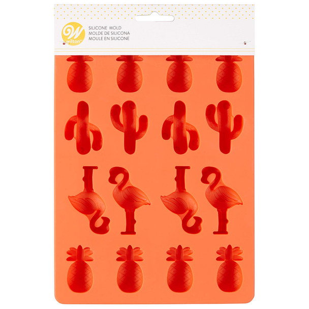 Wilton Silicone Mini Tropical, 16 Cavity Candy Mold, 2115-3835