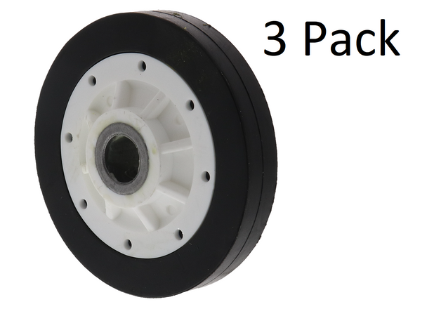 3 Pk, Dryer Drum Roller for Maytag, Amana, Speed Queen, AP4046756, 37001042