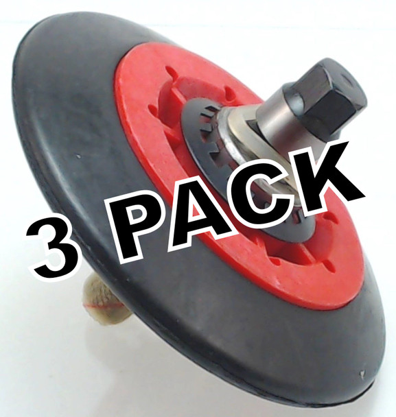 3 Pk, Dryer Drum Roller Assembly for LG, AP5688895, PS8260240, 4581EL2002C