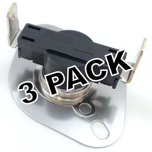 3 Pk, Dryer Thermostat, L260°F for Frigidaire, AP2131477, PS446428, 3204267