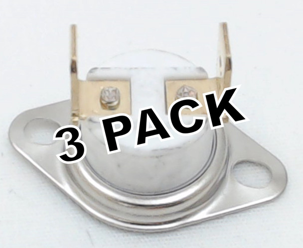 3 Pk, Clothes Dryer Thermal Fuse for Frigidaire, AP5645246, PS4704883, 134711401