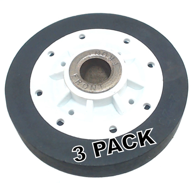 3 Pk, Supco DE1042, Dryer Drum Roller for Maytag, AP4046756, PS2039408, 37001042