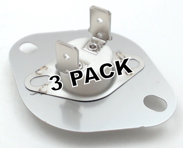 3 Pk, Dryer Thermostat for Whirlpool, Sears, AP2946932, PS346453, 3403607