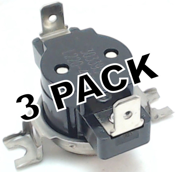 3 Pk, Dryer High Limit Thermostat, L220 for Maytag, AP4036956, 303395