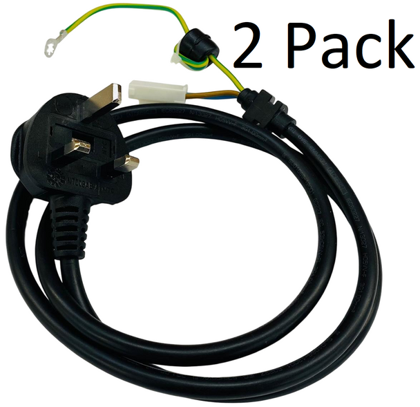2 Pk, Stand Mixer Black Power Cord for KitchenAid, AP5589872, W10419451