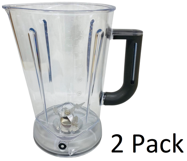 2 Pk, KitchenAid Plastic Blender Jar Assembly, AP6003989, PS11731614, W10861536