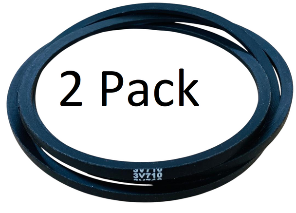 2-Pack Washing Machine Commercial Belt for Alliance, Wascomat, 900662, 3V-710