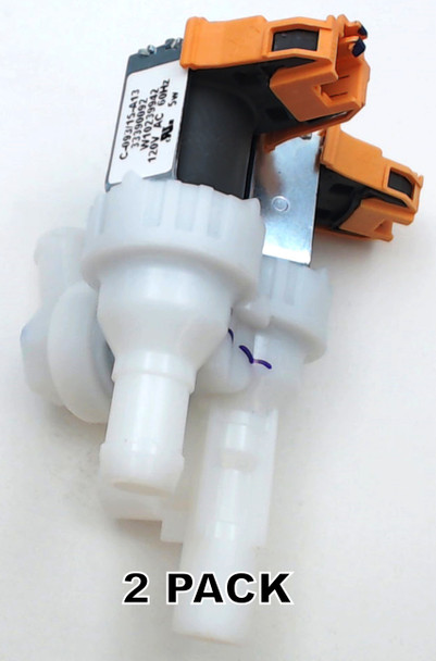 WPW10239942 - 2-Pack Washing Machine Water Valve for Whirlpool