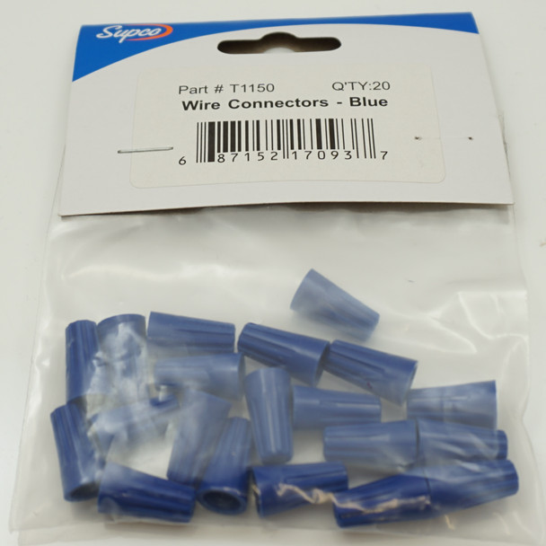 Supco Blue Wire Connectors, 20 Pack, T1150