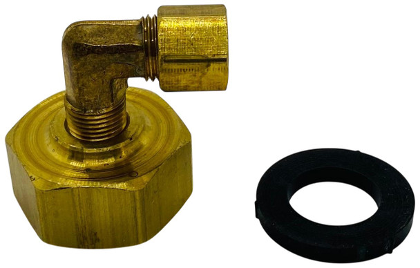 Supco ¾" Brass Valve Adapter for Icemakers and Humidifiers, VI2404