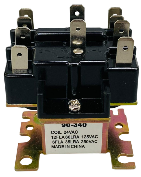 DPDT Switching Relay, 24 Coil Voltage, PR340, ZC90340, R8222D1014, JFR340, 92340