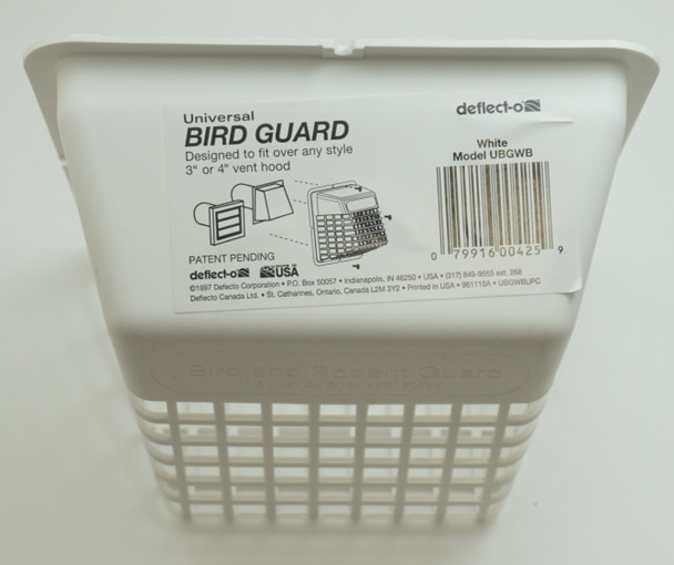 UBGWB - Universal Bird Guard