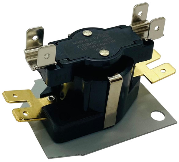 Napco Fan Relay SPST Switch, 24 Volt, 24A34-1, 33241, NS101