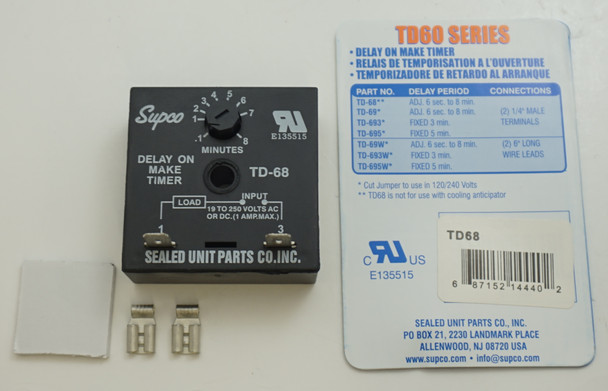 Time Delay Break, Supco Compressor Protector TD68