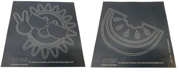 Presto Sun/Watermelon Template for PanGogh Pancake Art Griddle, 81589