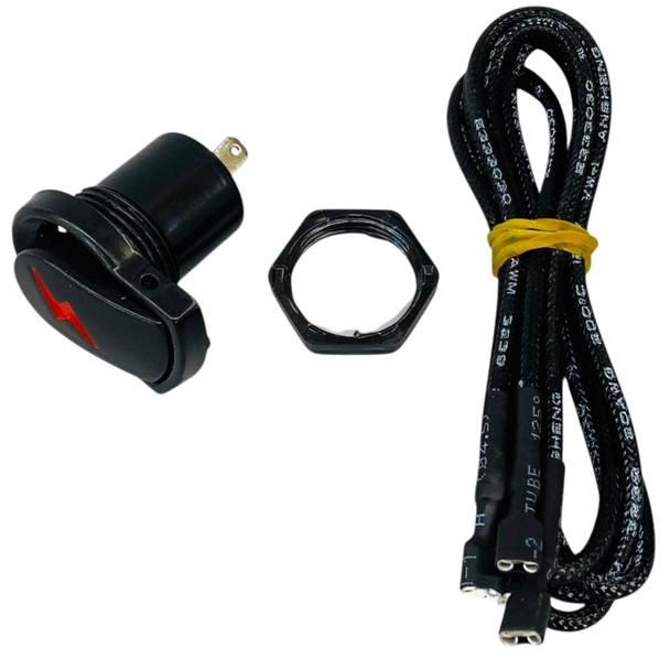 Gas Grill 2 Wire Trigger Switch for Remote Switch, 17-3/4" X 1", 03152