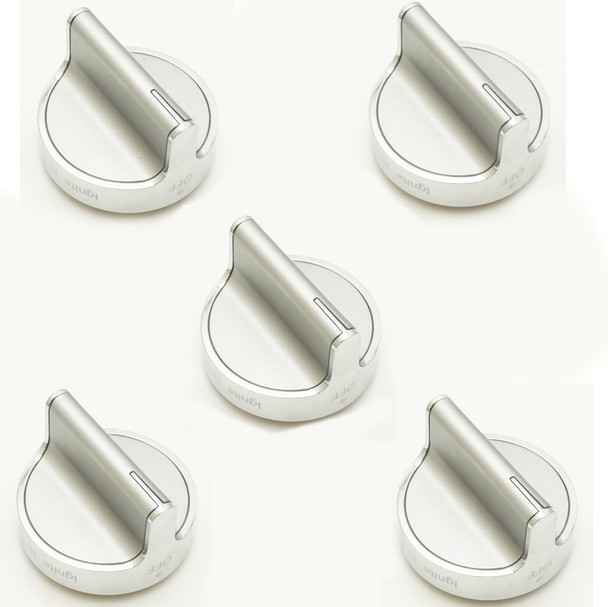 ERP Burner Range Knob 5-Pack for Whirlpool, AP5957838, PS10066103, W10762263