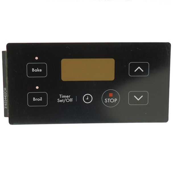 Oven Control Overlay for Frigidaire, Black, AP4587667, PS3408950, 316354402