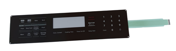 Range Membrane Switch, Touchpad Overlay for Samsung, AP5578468, DG34-00017A