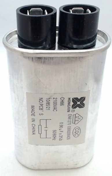 Microwave High Voltage Capacitor, 2100 vac, .90 mfd uf, 13QBP21090