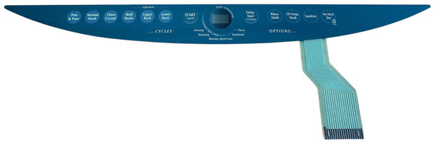 154459903 - Dishwasher Touchpad Overlay For Frigidaire