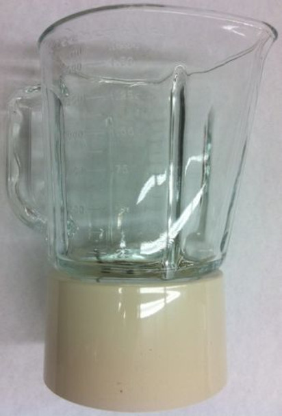 Blender Creme Glass Jar Assembly fits KitchenAid AP4507810, PS2377616, W10279537