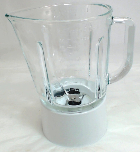 Blender Glass White Jar Assembly for KitchenAid, AP4507808, PS2377612, W10279528