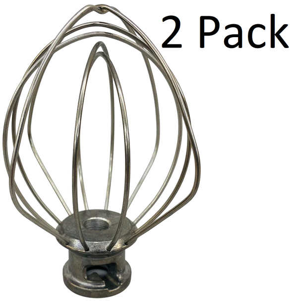 2 Pk, Stand Mixer 3.5 Qt Wire Whip for KitchenAid,  W10747062, W11162103
