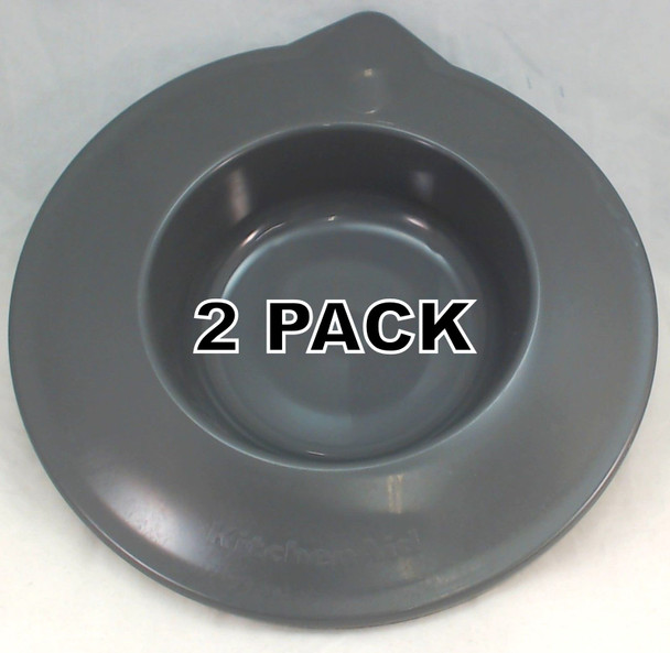 2 Pk, Stand Mixer Glass Work Bowl Cover for KitchenAid,AP5801837, W10559999