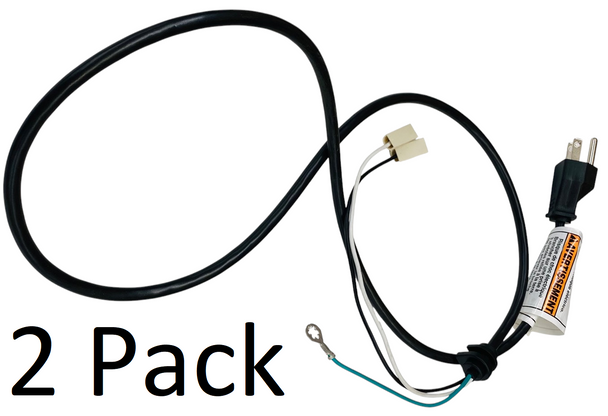 2 Pk, Stand Mixer Black Cord for KitchenAid , AP5684716, PS7783503, W10325656