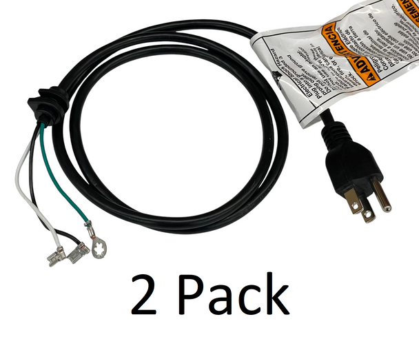 2 Pk, Stand Mixer Black Cord for KitchenAid , AP5671544, PS7320502, W10325328