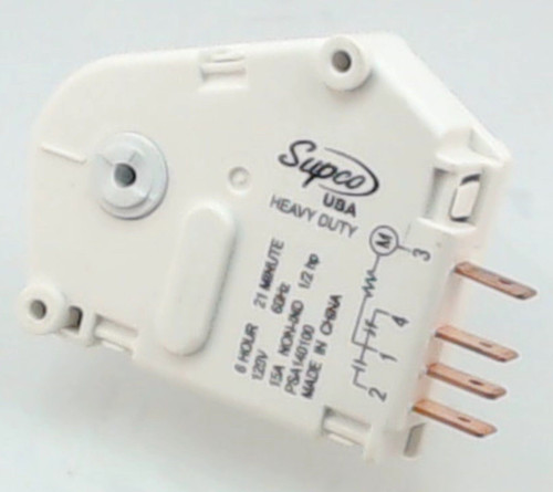 Supco SPM6823-3 Defrost Timer 10H / 21M For GE WR9X388, Gemline CC924,  Amana D7004112, Maytag 68233-3