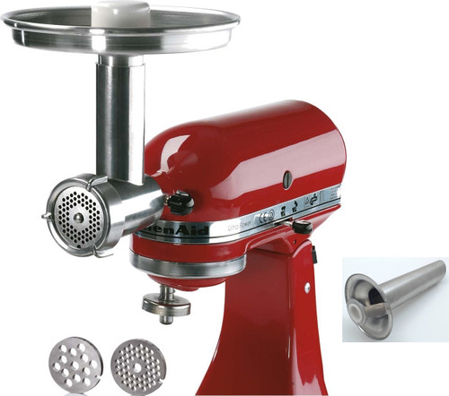 2 Pk, Jupiter Metal Food Grinder Attachment for KitchenAid Stand Mixers,  478100 - Seneca River Trading, Inc.