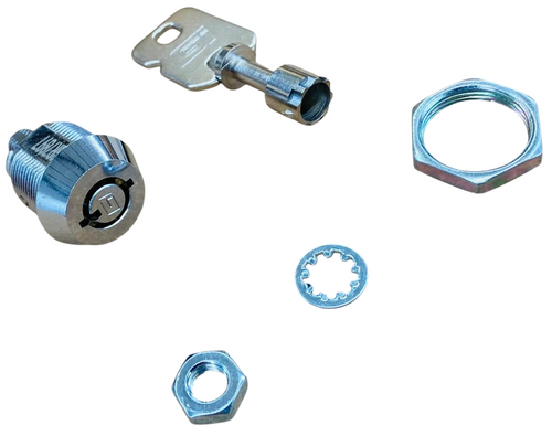 Commercial Laundry Coin Box Lock & Key, for Greenwald, 8-55-1