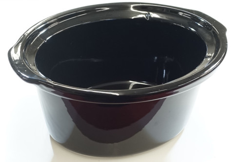 4 Qt Black Round Stoneware fits Crock-Pot 3040-BC, SCV401-T Slow Cooker,  129995-000-000