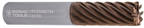 9FL End Mill, 625x1250x625x4000 R0.03, TiAlSiN